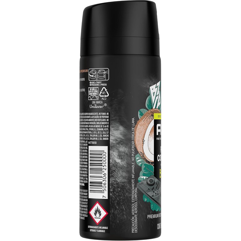 Desodorante AXE Pure Coconut Edición Limitada 150 ml