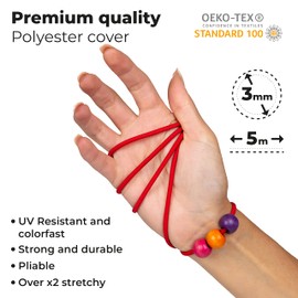 Premium Elastic Cord, 1.5mm or 3mm in Many Colours