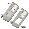 Dasbecan Front Left Driver Side Sun Visor with Vanity Light