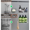 Seltomer Hanging Shower Caddy Bathroom Inside Shower Rack Shampoo Holder
