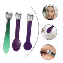 minkissy Eyes Care Beauty Tool Eye Cream Spoon Massage Stick Set Face Mask Spoon for Women Girls Compact Skincare Kit