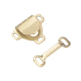 sourcing map Trouser Fastener Hooks, 20 Pairs, Hook and Eye Closure Set, Eyelet Fasteners for Sewing, Sewing Hooks for Trouser Hooks, Skirt Hooks, Jackets, Clothing, DIY Bra,