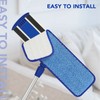 Replacement Microfiber Pad for Rubbermaid Commercial 18 inches Mop Head,