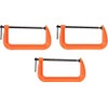 Pony Jorgensen 2680 8-Inch C-Clamp, Orange (Thrее Расk)