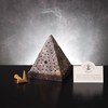 Hosley's 5" High Large Soapstone Triangle Pyramid, Incense Cone Holder.