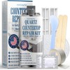 Quartz Countertop Repair Kit(White), Quick-Drying, Permanent Fix for Edge Chips,