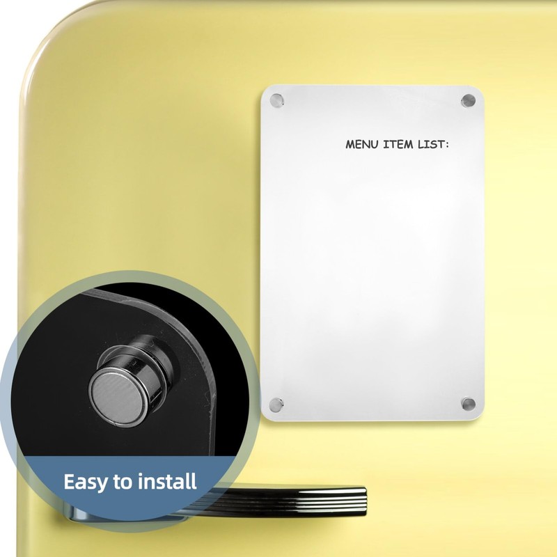 Operitacx Magnetic Board Acrylic Dry Wipe Clean for the Fridge