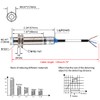 Heschen M12 Inductive Proximity Sensor Switch, Shield Type, LJ12A3-2-Z/CY, Detector