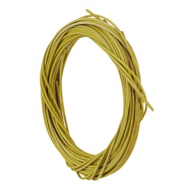 AHANDMAKER 10M/32ft Basket Weaving Round Strand 2mm Natural Rattan Wicker Strips for Basket Furniture Making Chair Weaving Repairing DIY Craft, Yellow Green