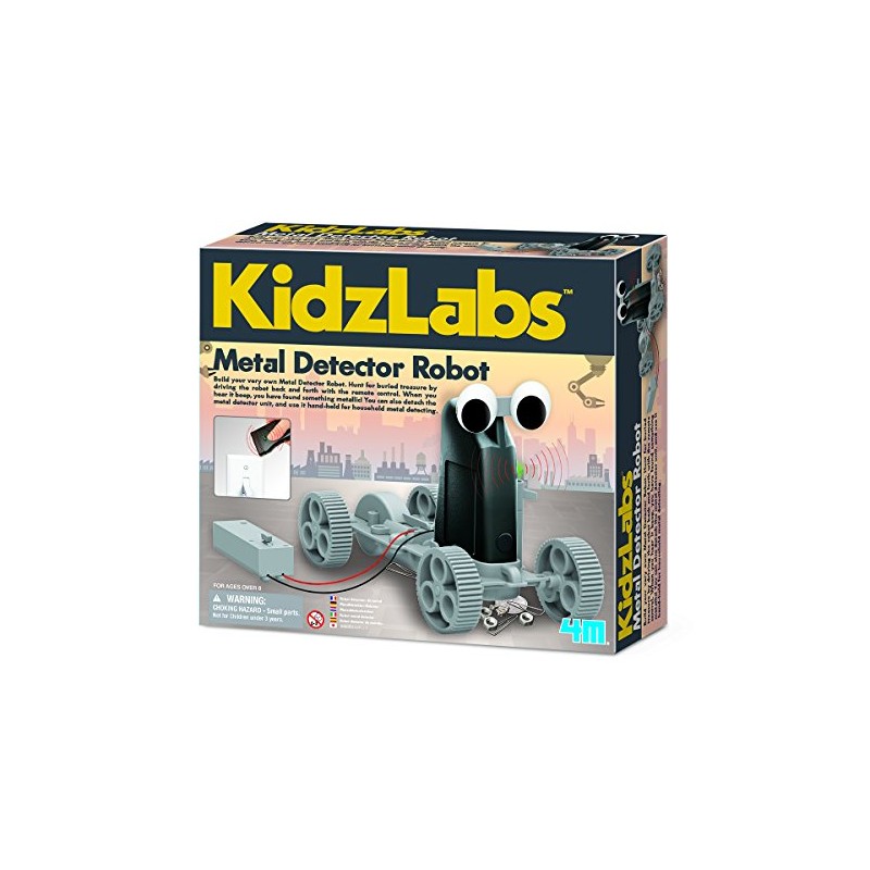 4M Kidz Labs Metal Detector Robot