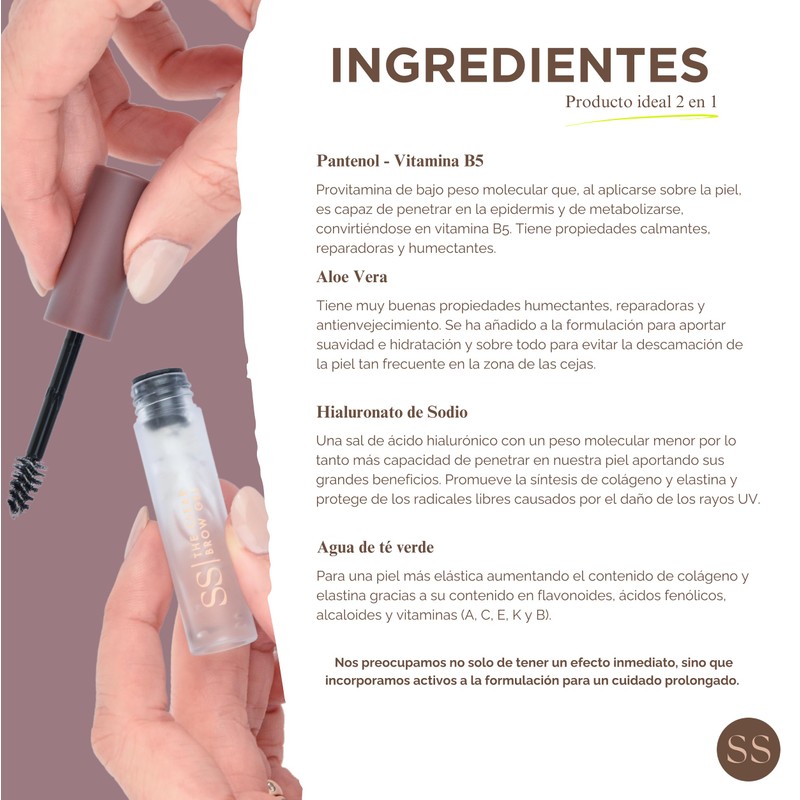 Double S Beauty - The Clear Brow Gel | Transparent