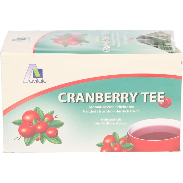 Avitale Cranberry Tee, 20 pcs. Filter bag