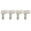 BAAQII Set of 4 excavator ignition keys for Yanmar engineering