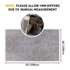 78"x40" Light Gray Underfelt Carpet for Speaker, Sub Box Carpet,