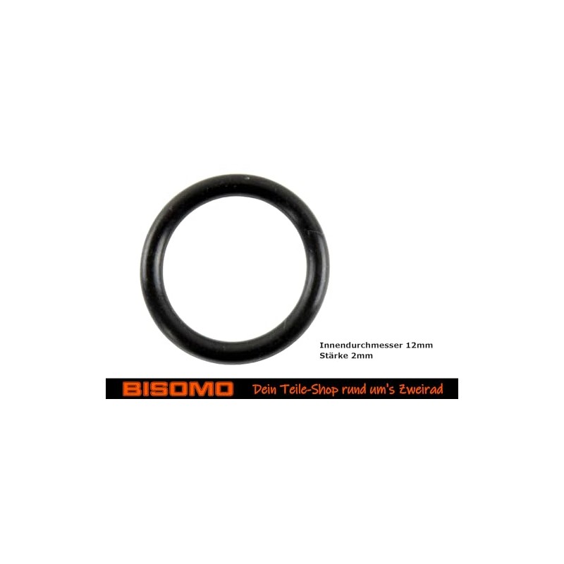 O-Ring for Kickstarter Shaft, Diameter 12 mm, Thickness 2 mm,
