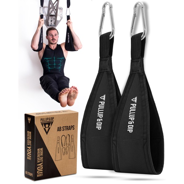 PULLUP & DIP Ab Straps, Premium Abdominal Slings for Abdominal