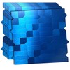 XUANINY 7-Sheet Peel and Stick Metal Backsplash Tiles, Self Adhesive