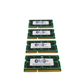 CMS 32GB (4X8GB) DDR3 12800 1600MHz Non ECC SODIMM Memory Ram Upgrade Compatible with Dell® Precision Mobile Workstation M6800 - A6