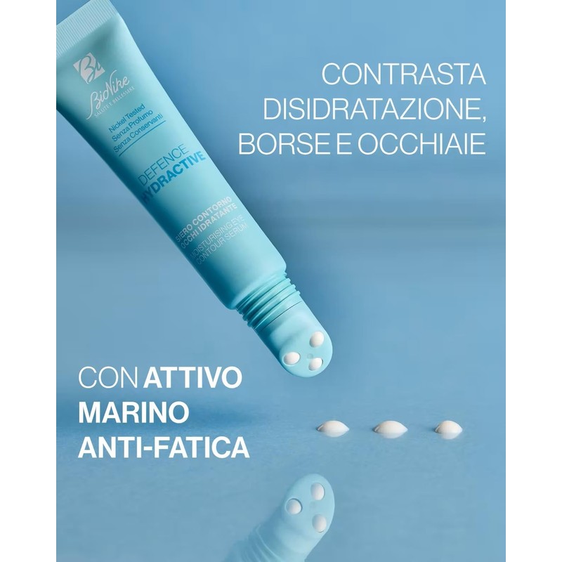 BioNike Hydractive Siero Contorno Occhi Idratante, con Acido Ialuronico e