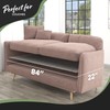 Nevlers 84"x22" White Couch Cushion Grip Pad | Durable PVC