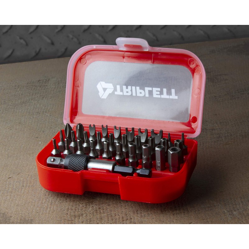 Triplett TSBK-001 Security Bit Kit 32-Piece Kit with 30 Industrial-Grade