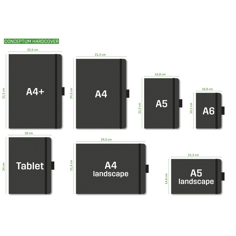 Sigel CONCEPTUM® A4 Hardcover Notebook