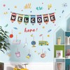 Aryroi Welcome Back to School Wall Decals,Classroom Window Clings,First Day