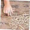 FELTECHELECTR Natural Wood Letters 2 Sets Educational Kindergarten Toy Die