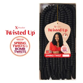 MULTI PACK DEALS! Outre Hair Crochet Braids X-Pression Twisted Up Springy Spring Twist 8" (1-PACK, 950)