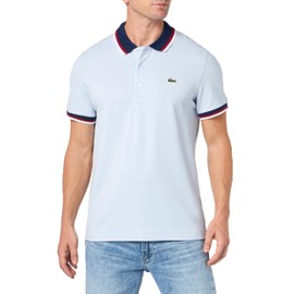 Lacoste Men's Short Sleeve Regular Fit Soild Polo, Phoenix Blue, XXL