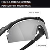 Alphax Silver Titanium Polarized Replacement Lenses for Oakley Si M