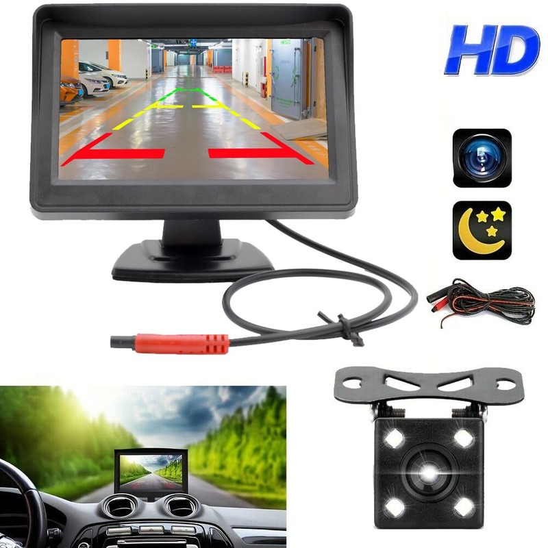 4.3 Inch TFT LCD Car Monitor Vehicle Rear View Reverse