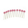 10 x Rose Flat Hair – Hair Pin – Bride