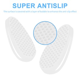 Air Bag Nose Pads 15 Pairs, Adhesive Eyeglass Nose Pads Anti-Slip Comfortable Air Chamber Nose Pads (White-Polka dots/Airbag)