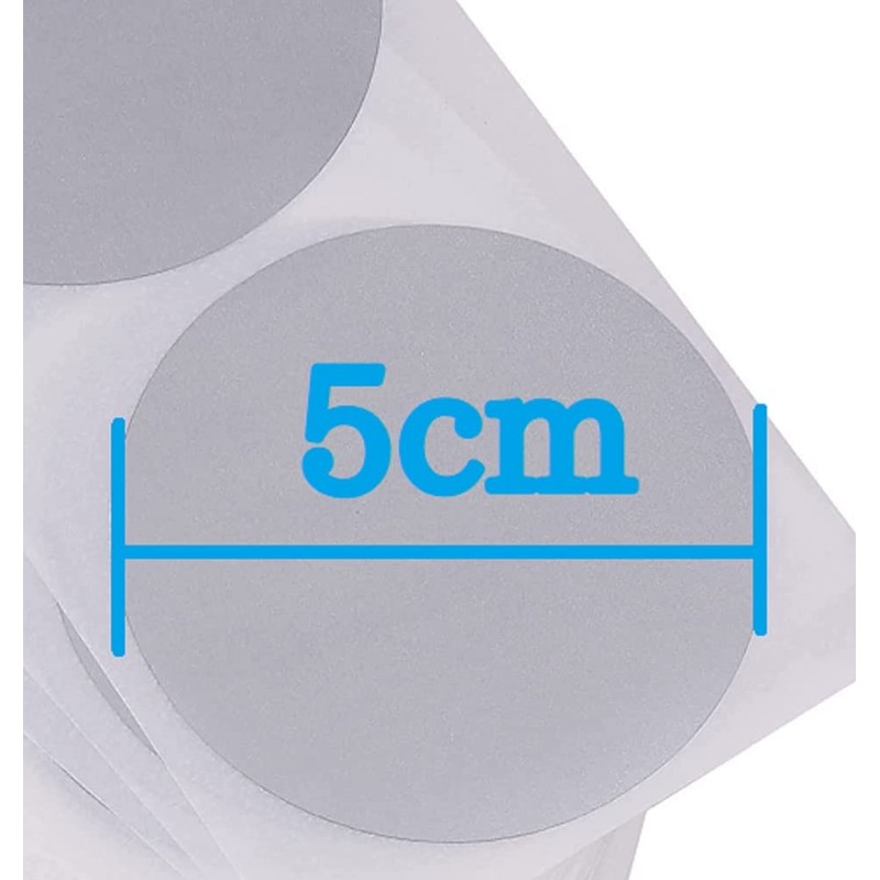 Youtei Scratch Seal, Round Shape, Round (Gray, 2 cm Round)