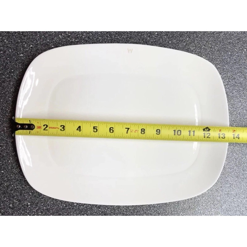 Wedgwood Eternity Rectangular Plate 14" ~new~