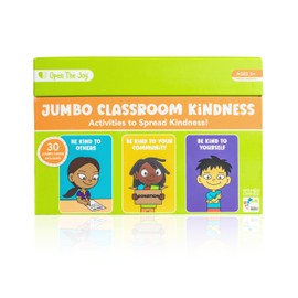 Open The Joy Jumbo Kindness Mission Cards – Social Emotional Learning Activities for Kids | Acts of Kindness & Character Building Game | SEL Cards for Children Ages 3+