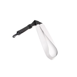 Saxophone Neck Strap. Artificial Leather Soft Padded Sax Strap. Adjustable Length & Comfortable for Alto Tenor Soprano Sax (gray)