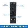 A ABSOPRO Electric Window Switch Front Left Driver Side Window