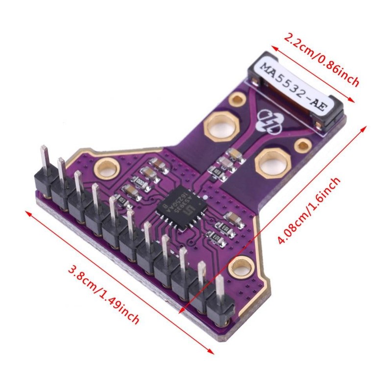 Flash Sensor AS3935 I2C SPI 2.4V-5.5V Lightning Strike Storm Distance