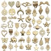HappyHome Charm Parts, Pendant Top, Accessory Parts, 100 Pieces, KC