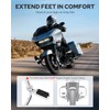 Benlari Highway Pegs A3 Steel Motorcycle Foot Pegs For 1.25"