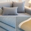 Yahbrra Sofa Cover Soft Chenille Sofa Cover: for 1 2