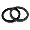 sourcing map 2 Pcs 7" Dia Black Plastic Speaker Spacers