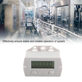 Digital Counter for Knitting Machine Electronic 0-999999 Digits with Holder with Magnetic Induction Switch 68 x 30 x 45 mm