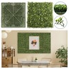 SunnyRoyal 6PCS 18"x18" Artificial Boxwood Panels, Grass Wall Panels Topiary