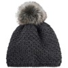 styleBREAKER 04024208 Children's Bobble Hat Crochet with V Pattern, Warm