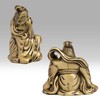 Kaikun Seven Lucky Gods, Benzaiten, Silky Gold, Buddhist Master: Hideun