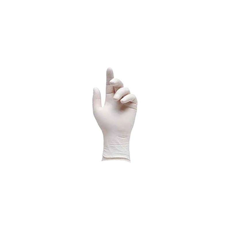 Guante de Latex Ambiderm Confort, caja con 100 guantes desechables,