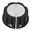 50Pcs Potentiometer Knob Speed Control Plastic Knobs Caps Replacement 33mm